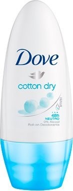 DOVE Deo. Roll-On Cotton Dry 50 ml.