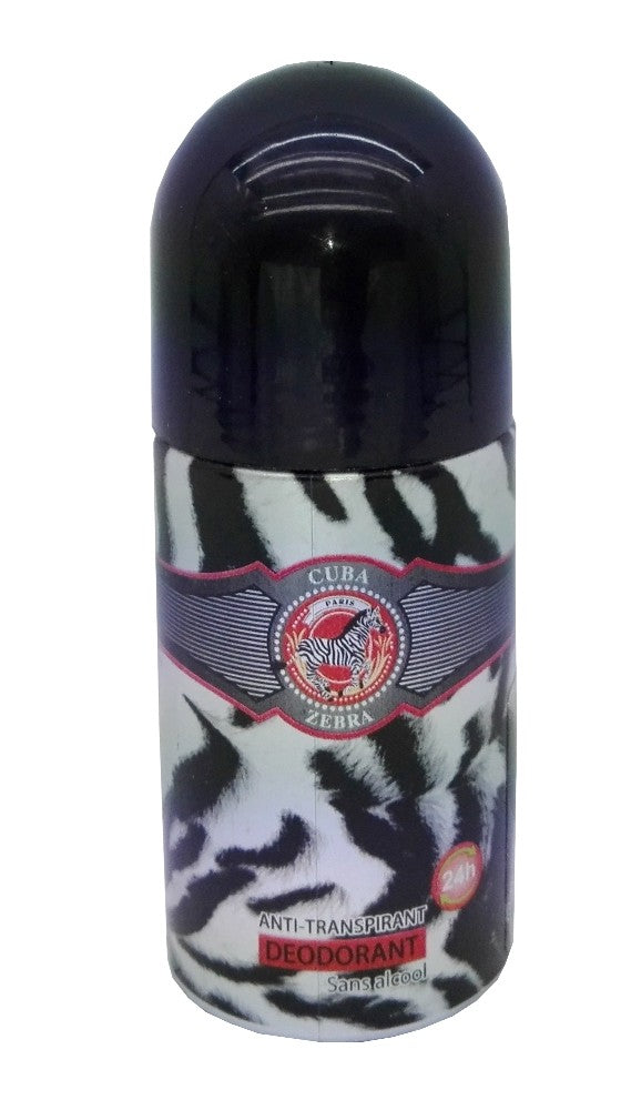 Cuba Paris Zebra Deodorante Roll On 50 ml
