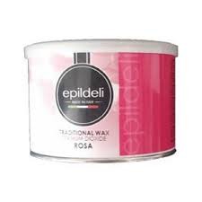Cera Depilatoria Epildeli Rosa Coprente 400 ml.