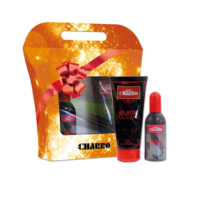 El Charro Black Volcano Deo. 100 ml. & Bsh. Cofanetto