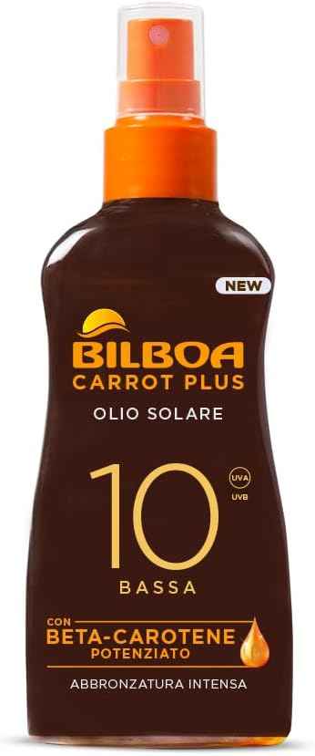 Bilboa Carrot Plus Bronze 10-Spf. Olio 200 ml.