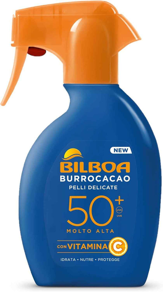 Bilboa Burrocacao Solare Latte Trigger 250 ml. SPF 50+ Molto Alta