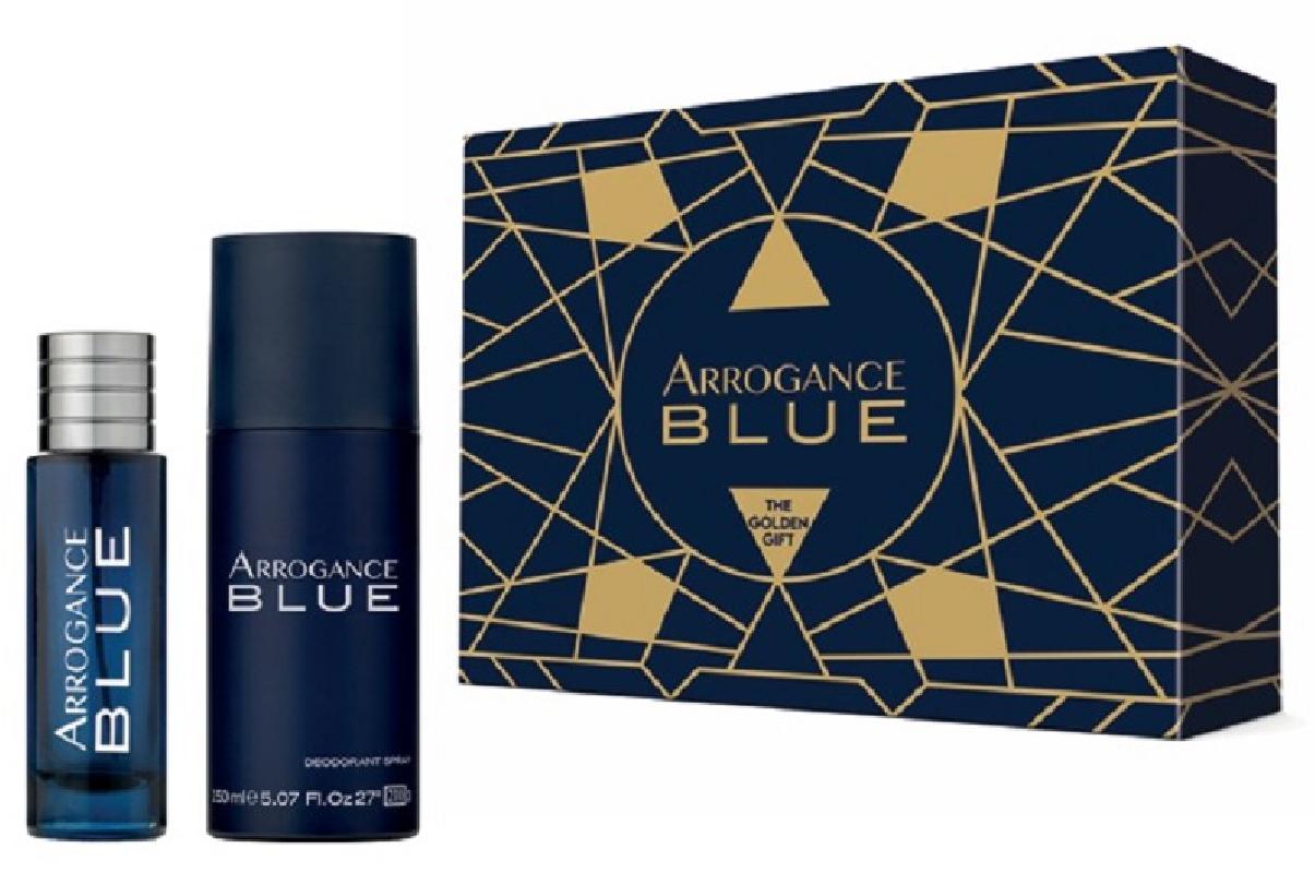 Arrogance Blue Uomo Confezione Edt. 30 ml. + Deodorante 150 ml.