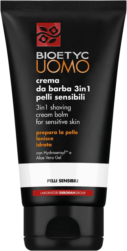 Bioetyc Uomo Crema Da Barba Pelli Sensibili 150 ml.