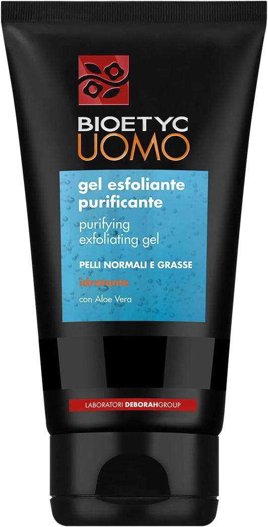 Bioetyc Uomo Gel Esfoliante Purificante Idratante 150 ml.