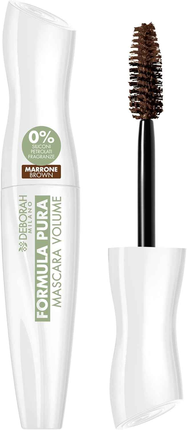 Deborah Mascara Formula Pura 0% Silico Parabeni Vniolume Bio Marrone