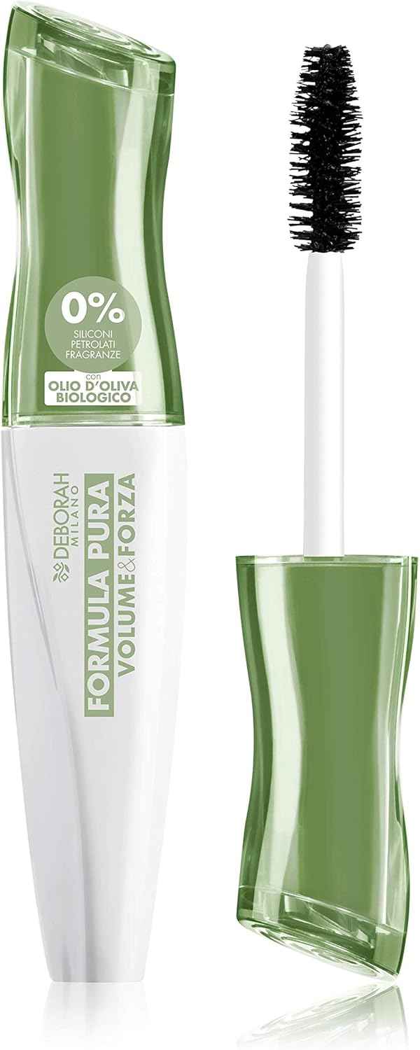 Deborah Mascara Formula Pura 0% Silico Parabeni Vniolume Forza Bio Nero