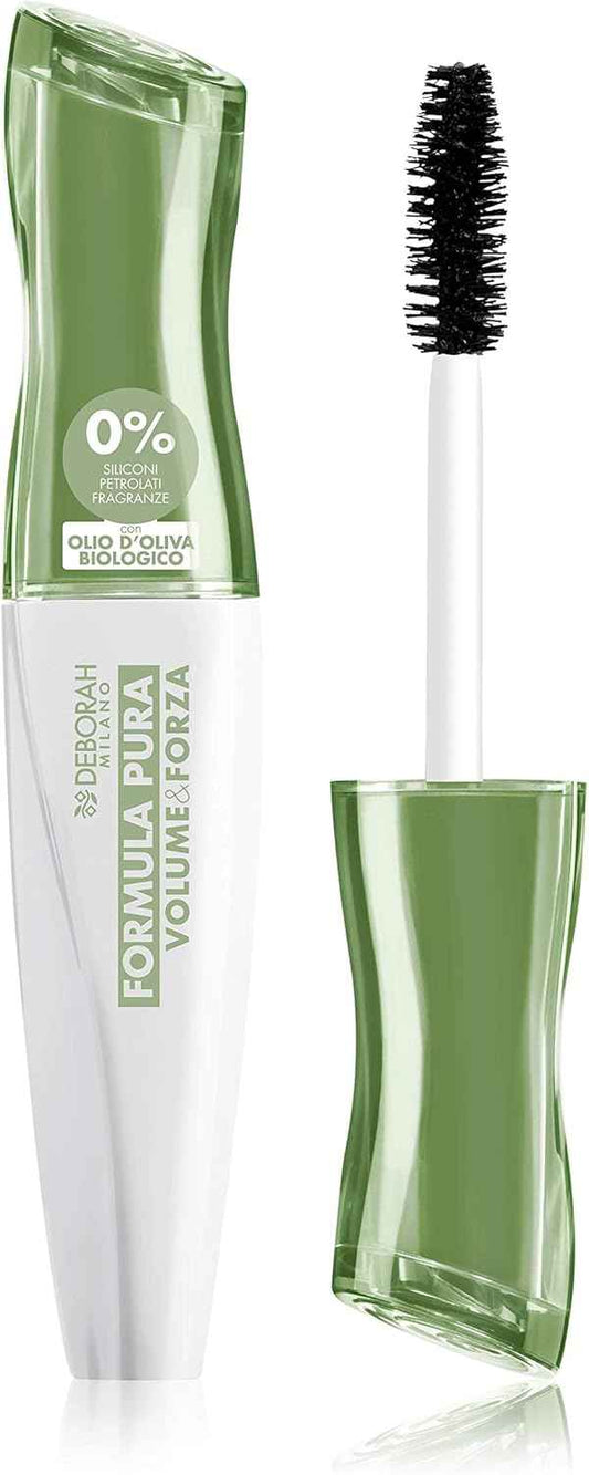 Deborah Mascara Formula Pura 0% Silico Parabeni Vniolume Forza Bio Nero