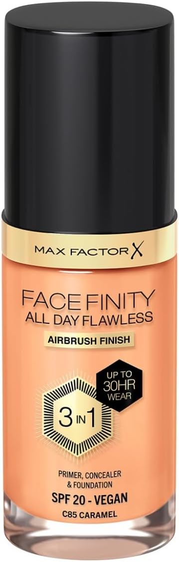 MAX FACTOR Fondo Tinta Face Finity Colore 85 Caramel