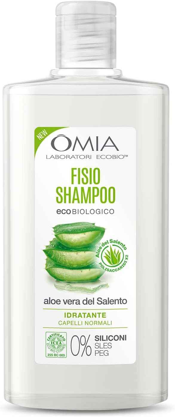 Omia Shampoo Capelli Eco Bio Aloe Vera Del Salento 200 ml.