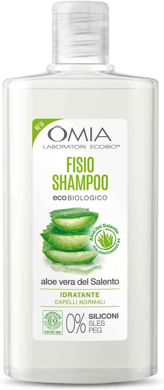 Omia Shampoo Capelli Eco Bio Aloe Vera Del Salento 200 ml.