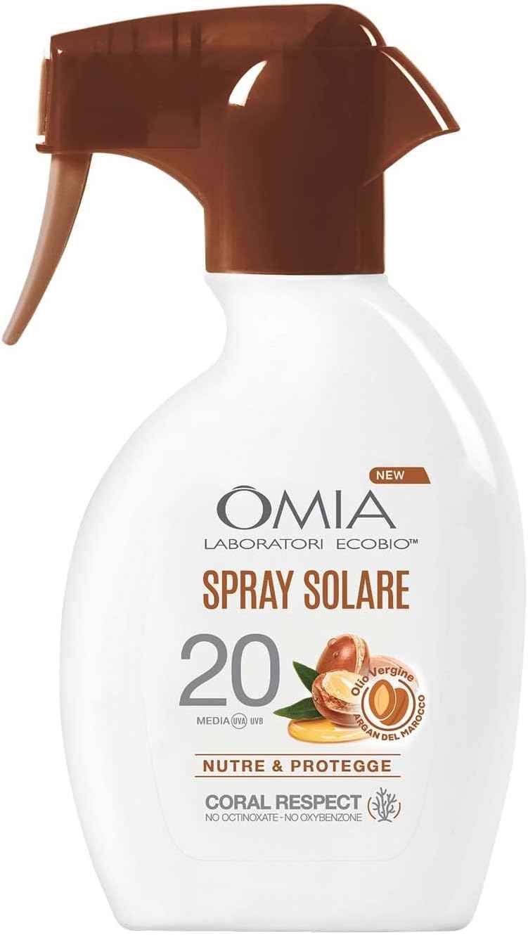 Omia Solare Latte con Argan Spf.20 Trigger 250 ml.