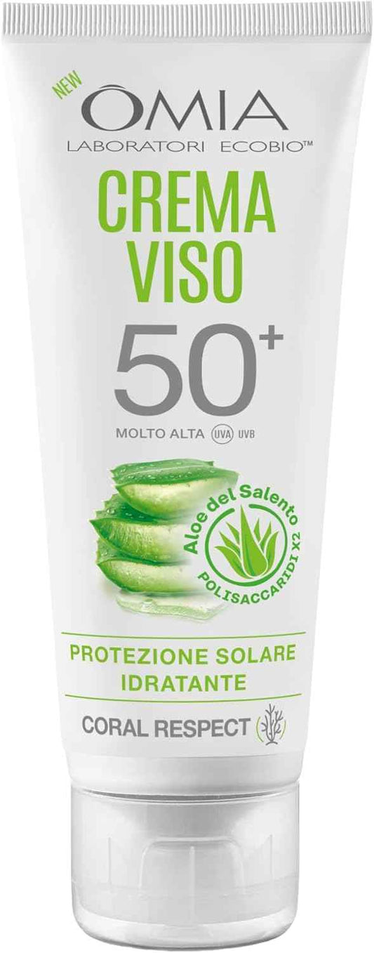 Omia Crema Viso spf.50 Latte con Aloe Vera 50 ml.