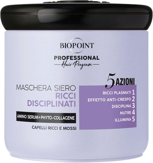 Biopoint Professional Maschera Siero Ricci Disciplinati 400 ml.