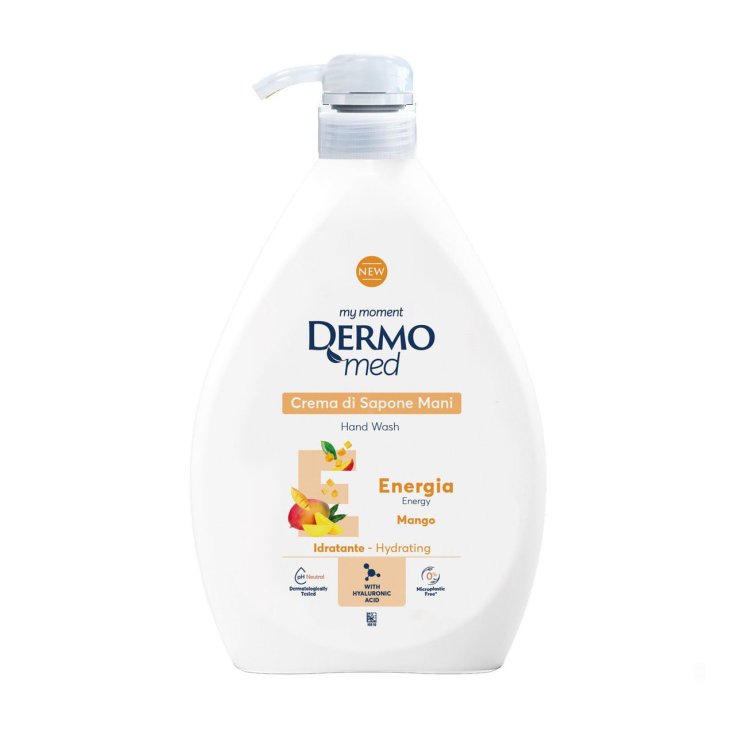 Dermomed Crema di Sapone Energia Mango 1000 ml. Dispenser