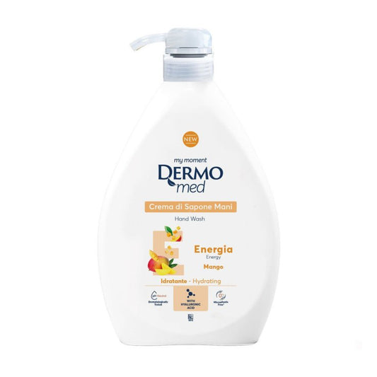 Dermomed Crema di Sapone Energia Mango 1000 ml. Dispenser