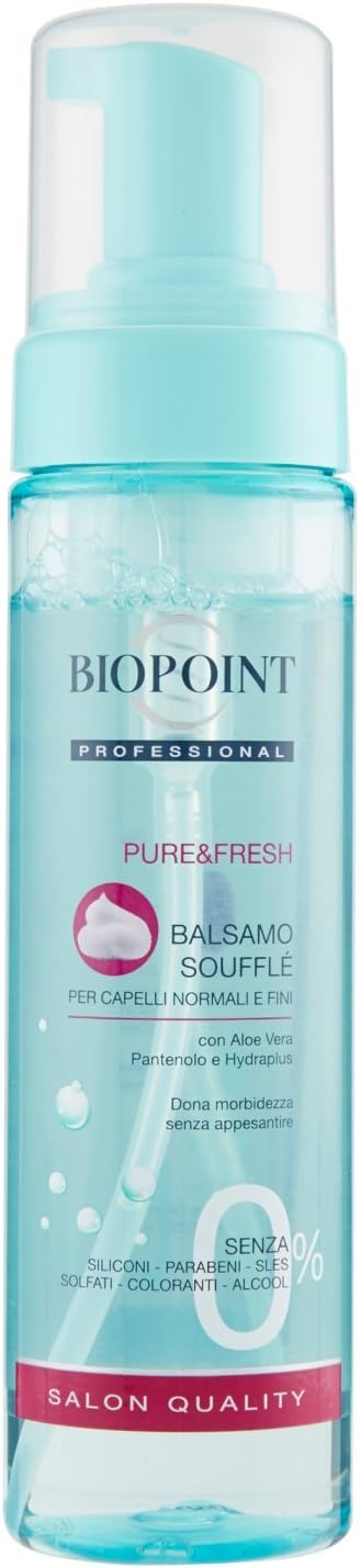 Biopoint Balsamo Souffle' Pure&Fresh per Capelli Normali e fini 200 ml.