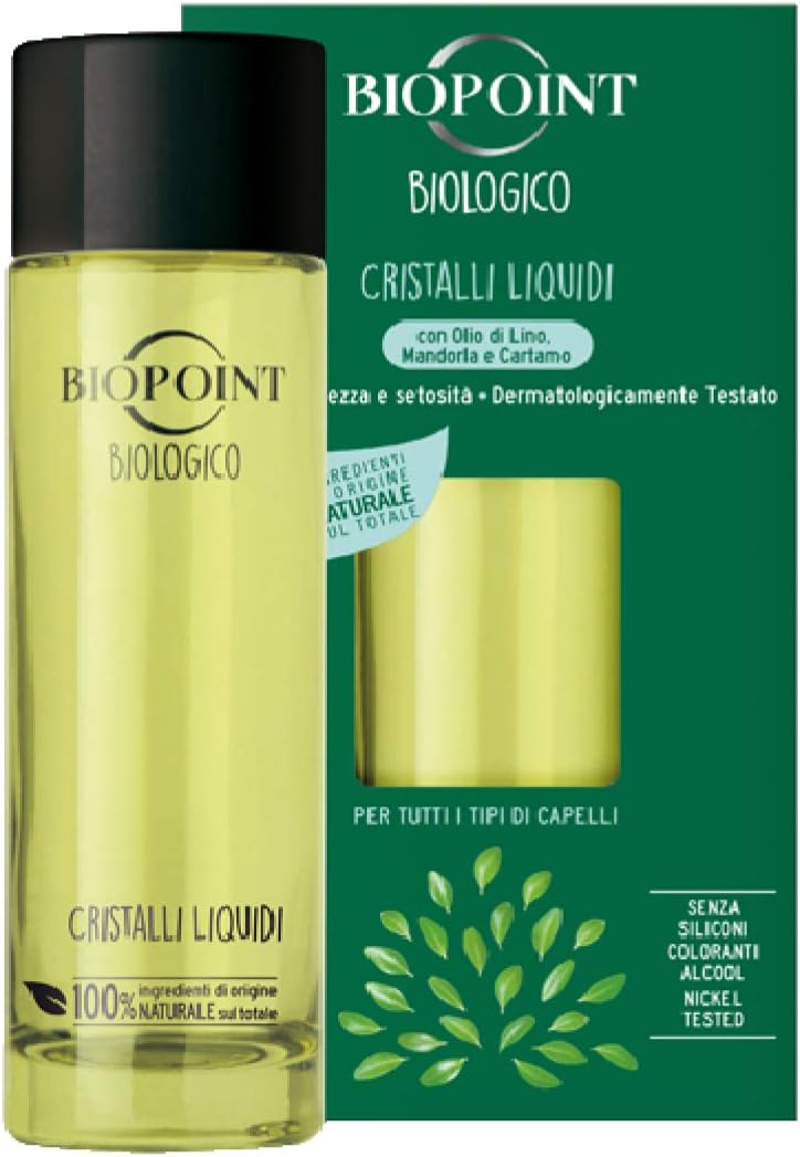 Biopoint Biologico Cristalli Liquidi 50 ml. Con Olio Di Lino 50 ml.