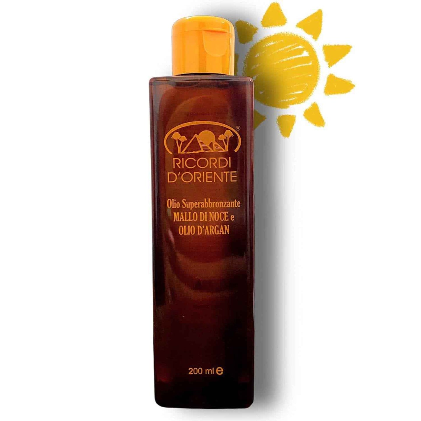 Ricordi D'oriente Olio Superabbronzante Mallo Di Noce e Olio D'Argan 200 ml