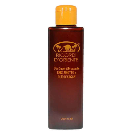 Ricordi D'oriente Olio Superabbronzante Bergamotto e Olio D'Argan 200 ml