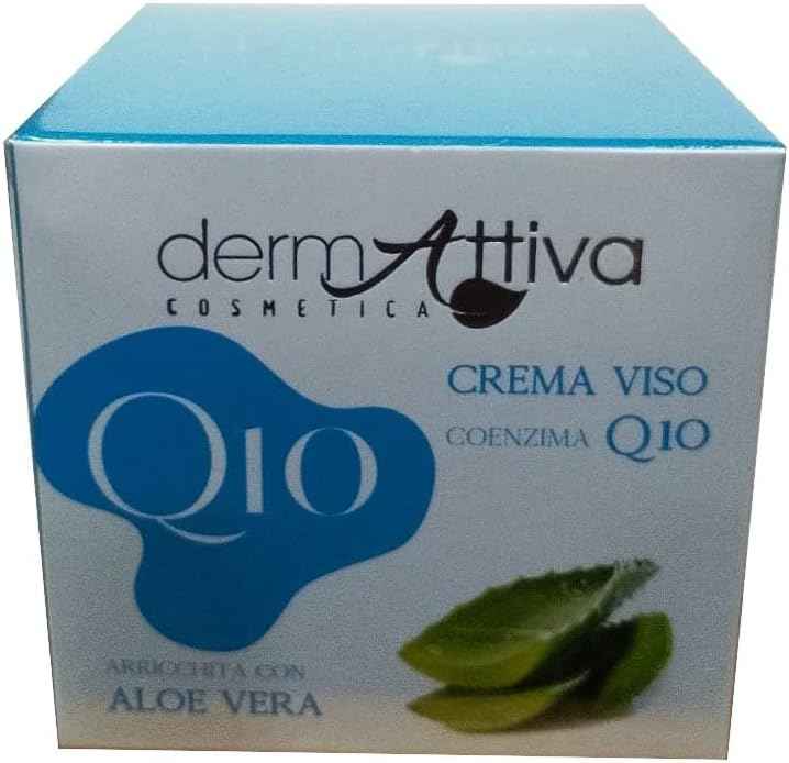 Dermattiva Crema Viso Q10 Con Aloe Vera Antirughe 50 ml: