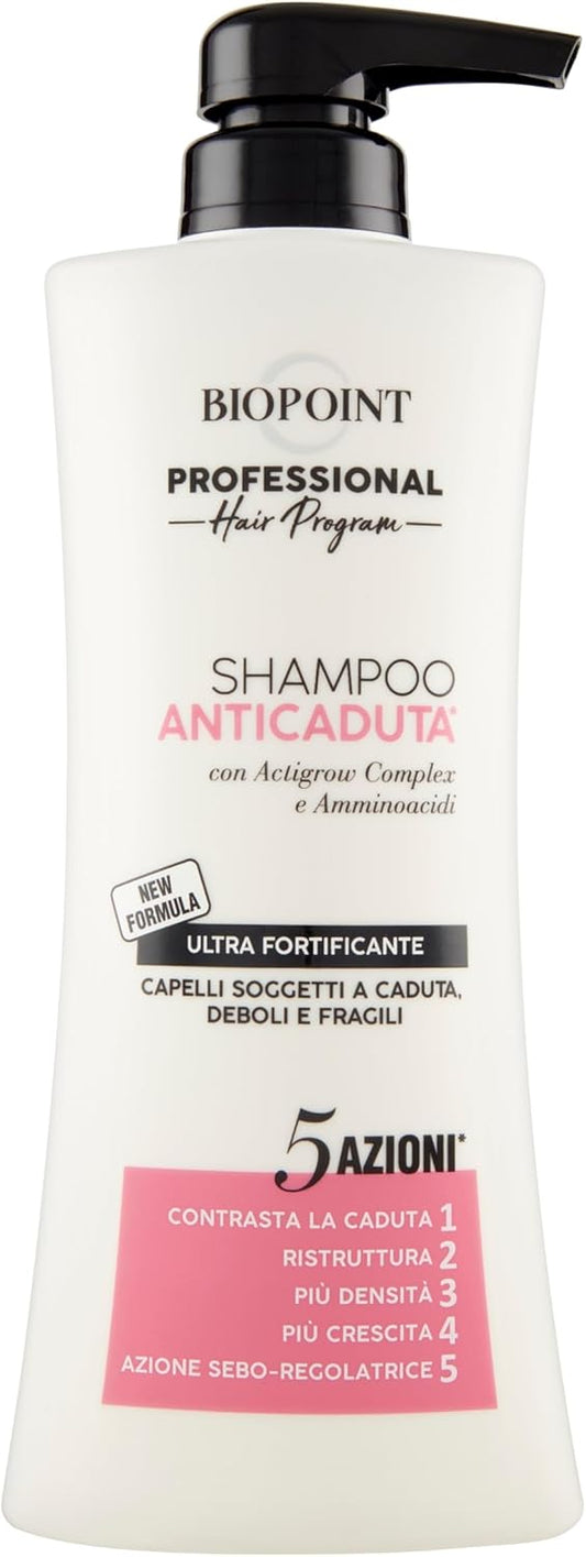 Biopoint Professional Shampoo Anticaduta Fortificante 400 ml. C-pompetta