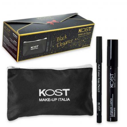 Kost Pochette Kost + Mascara Maxi Ciglia, Nero + Matita Occhi Nera