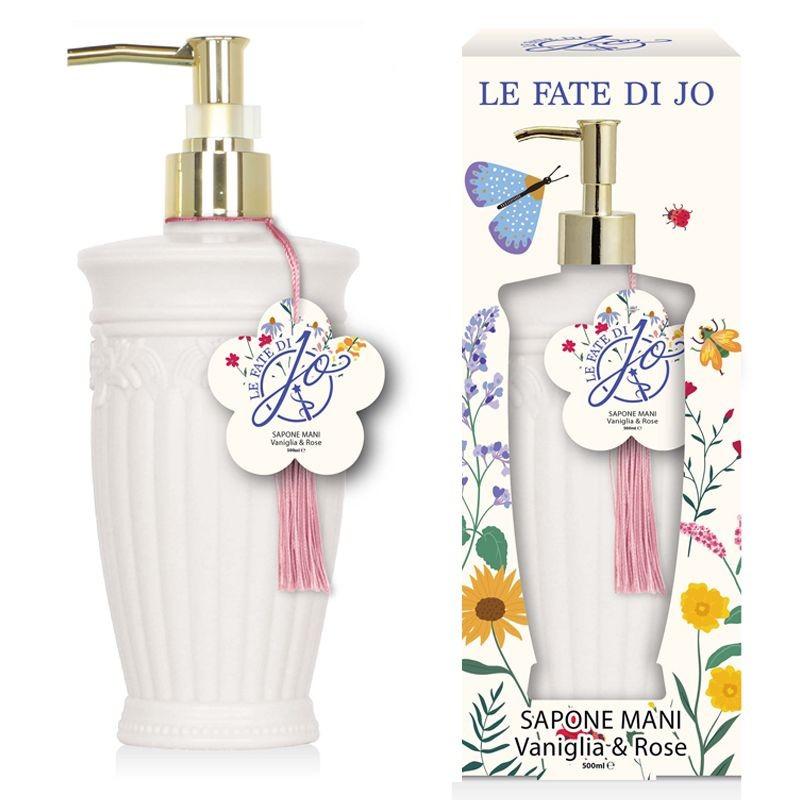le fate di jo Sapone Liquido Vaniglia in Lussuoso Cofanetto 500 ml.