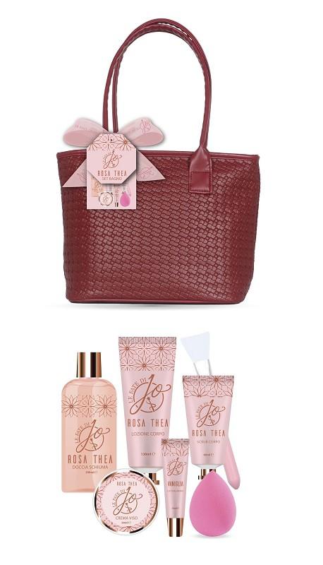 le fate di jo Borsa con +7 Prodotti Rosa thea