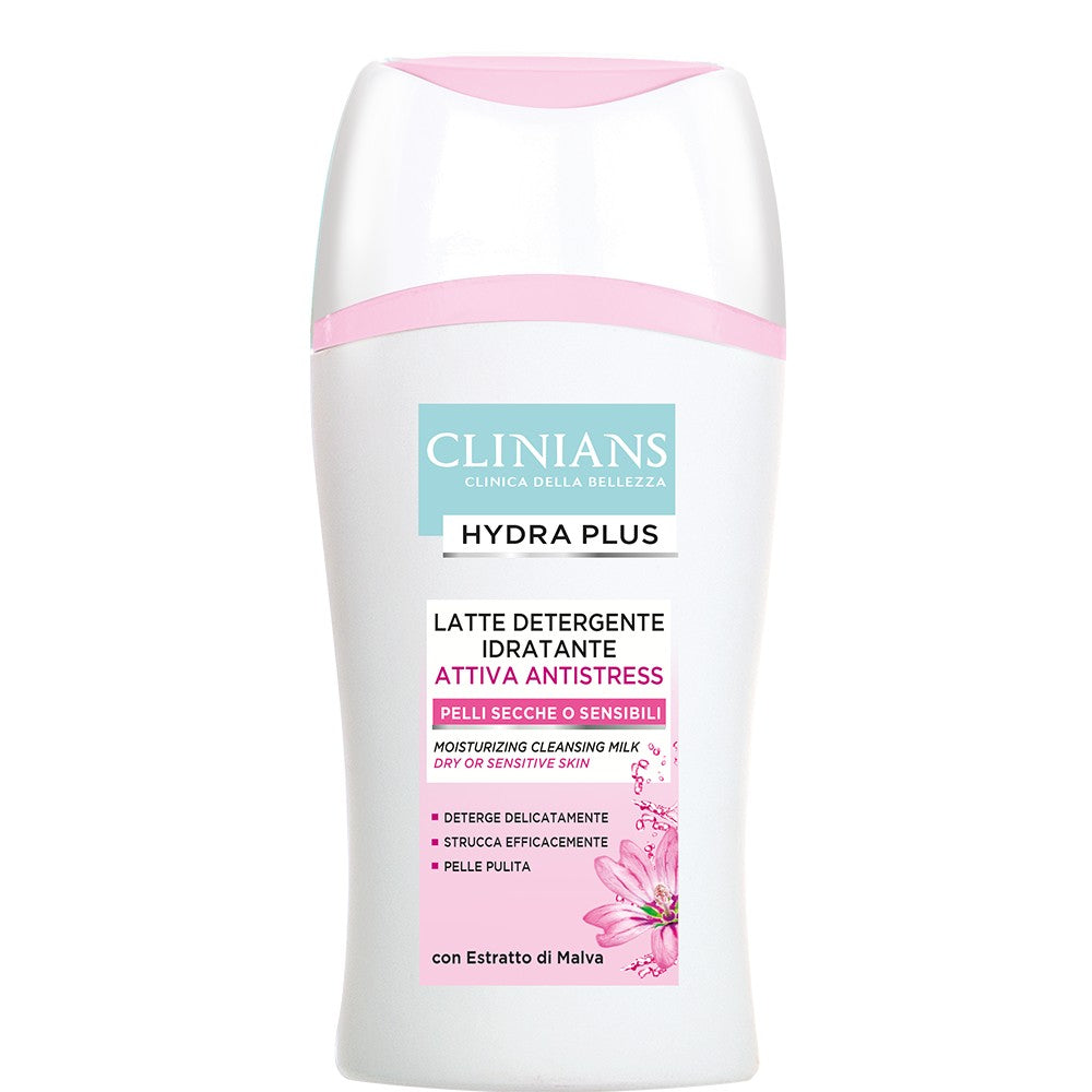 Clinians Hydra Plus Latte Detergente Idratante Pelli Secche o Sensibili 200 ml