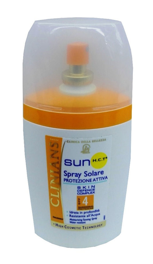 Clinians Spray Solare SPF.4 Bassissima 200 ml.Protezione Attiva