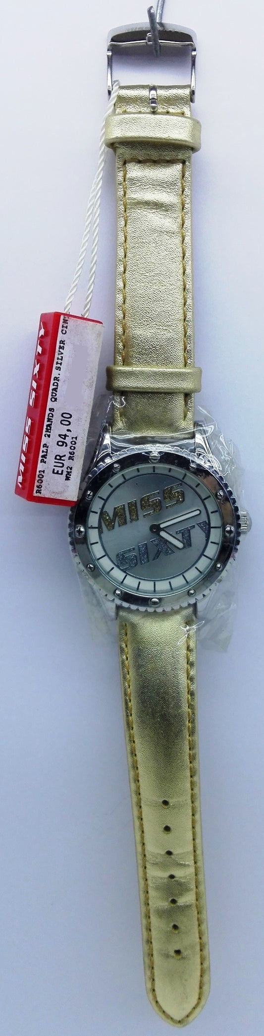 Miss Sixty Orologio R6001 Palp 2 Hands Quadrante Silver Cinturino Oro