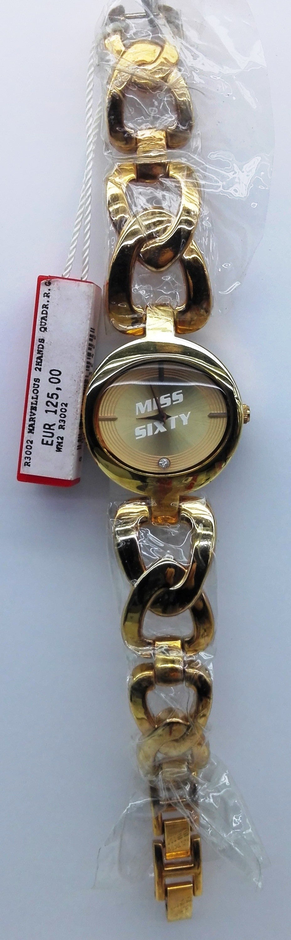 Miss Sixty Orologio R3002 Marvellous 2 Hands Quadrante Oro Cinturino Oro