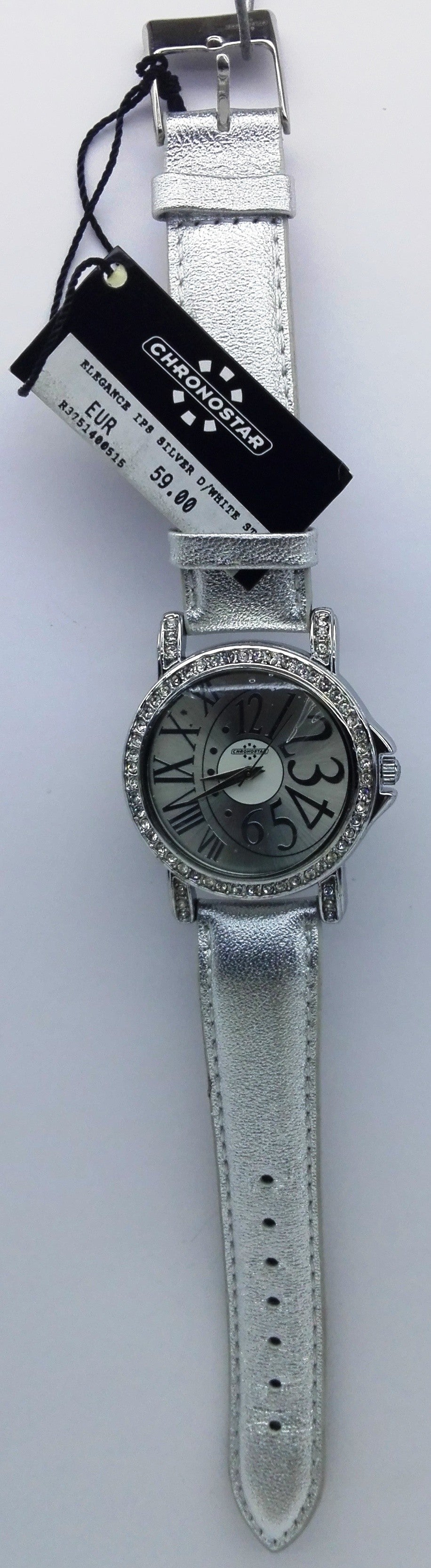 Cronostar Orologio R3751400515 Elegance Quadrante Silver Cinturino Argento