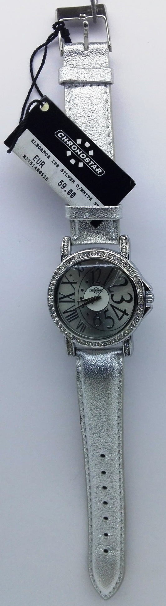 Cronostar Orologio R3751400515 Elegance Quadrante Silver Cinturino Argento
