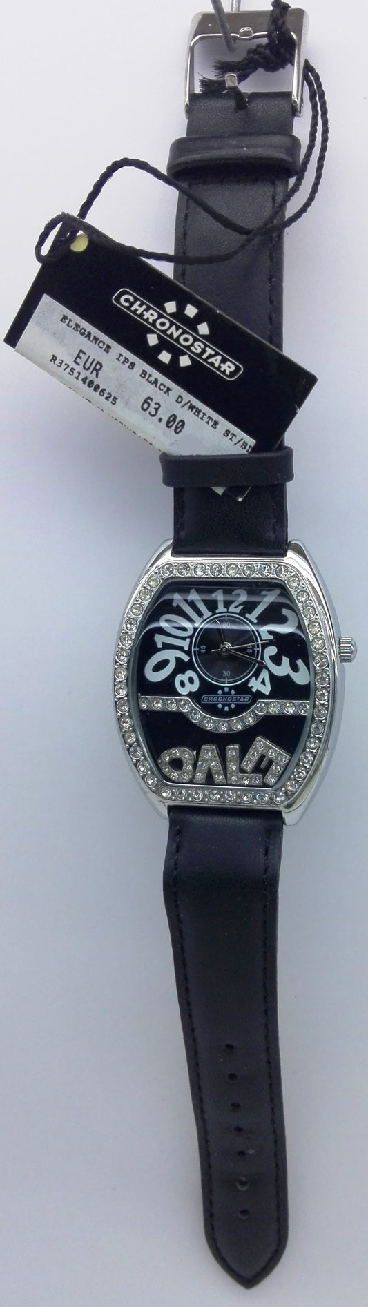 Cronostar Orologio R3751400625 Elegance Quadrante Nero Cinturino Nero