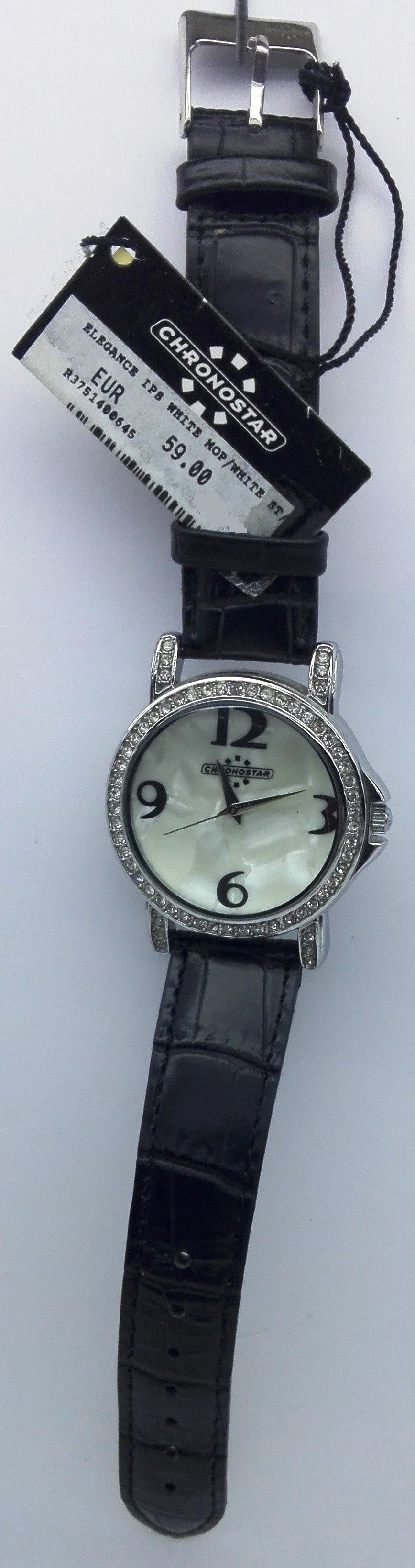 Cronostar Orologio R3751400645 Elegance Quadrante Madreperla Cinturino Nero
