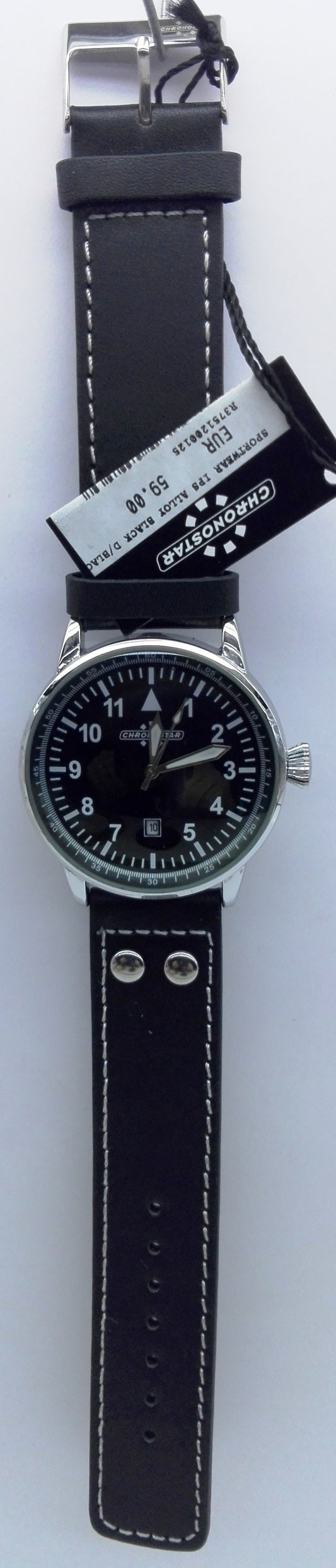 Cronostar Orologio R37512000125 Sportwear Quadrante Nero Cinturino Nero