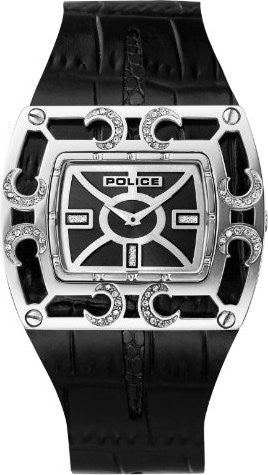 Police Orologgio Adora PL11477JS-02 Quadrante Nero Cinturino Nero
