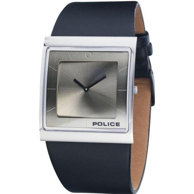 Police Orologgio Skyline PL11916MS / 61 Quadrante Argento Cinturino Nero