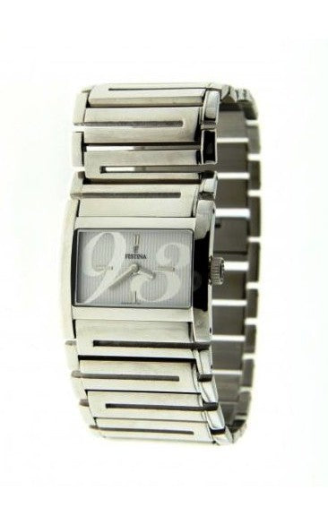 Festina Orologio Donna F16312/1 Quadrante Bianco Cinturino Acciaio
