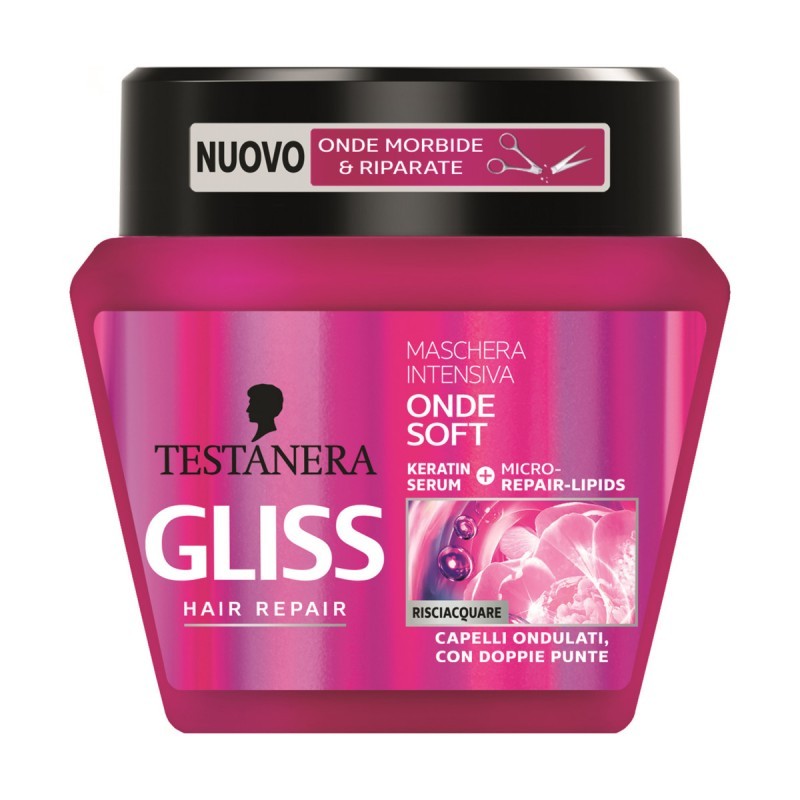 Gliss Maschera Capelli Intensiva Onde Soft 300 ml