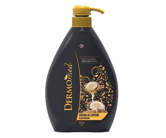 Dermomed Crema di Sapone Liq. Argan 1000 ml. Dispenser