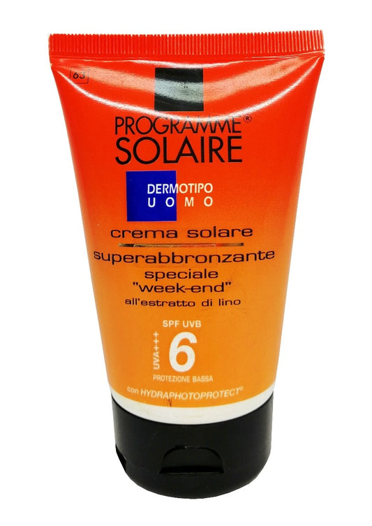 Programme Solaire Crema  Solare Superabbronzante SPF 6  Bassa 125 ml