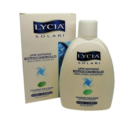 Lycia Solari Latte Doposole Viso Corpo Sottocontrollo 200 ml.