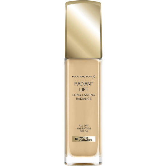 MAX FACTOR Fondo Tinta Radiant Lift N° 85 Warm Caramel