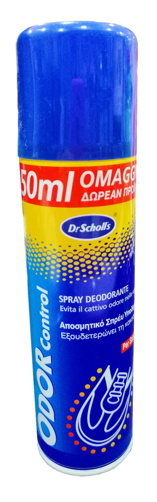 Dr. Scholl's Odor Control Deodorante Spray Per Scarpe 200 ml